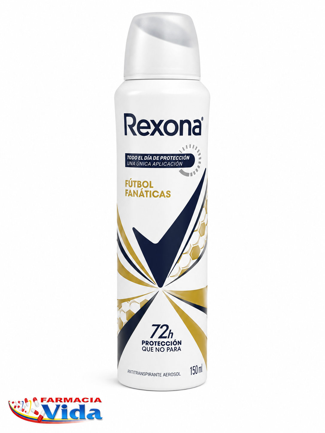 REXONA FUTBOL FANATICAS SPRAY MUJER 150ML.