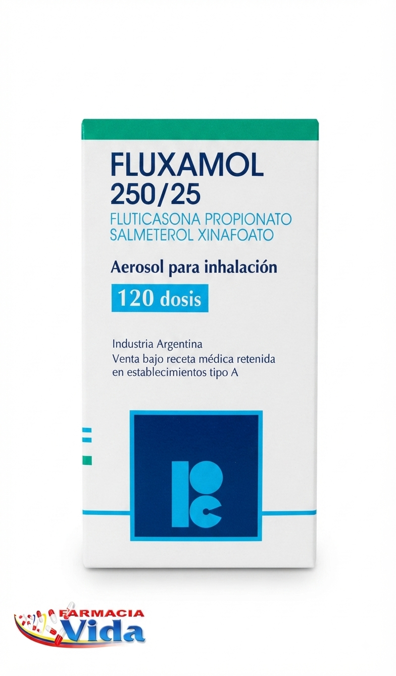 FLUXAMOL HFA 250/25 X 120 FLUTICASONA, SALMETEROL