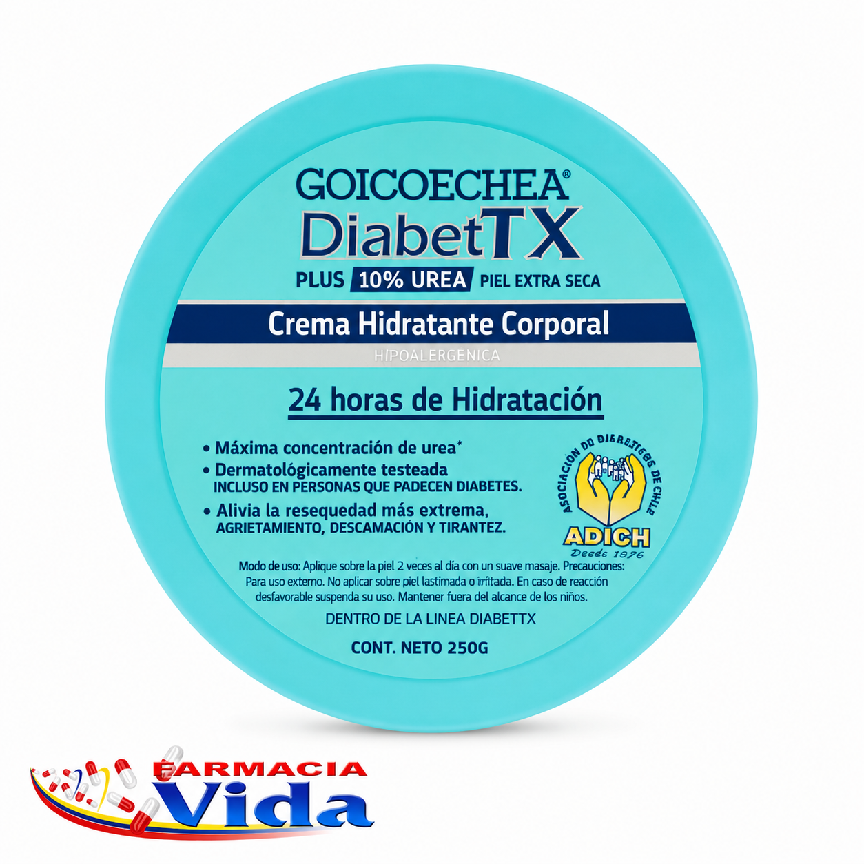 DIABET TX PLUS 10% UREA CREMA HIDRATANTE 250 ML