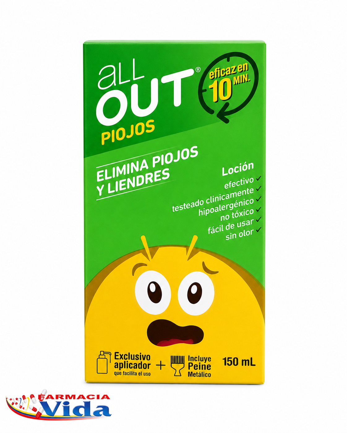 ALL OUT PIOJOS LOC X 150 ML