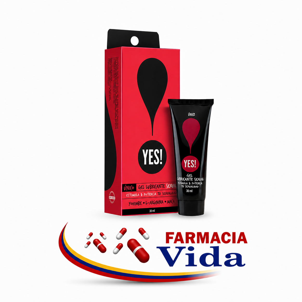 YES GEL LUB. SEXUAL ORIG, 30 ML 