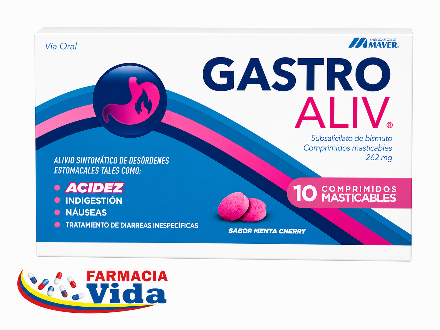GASTRO ALIV 10 COMP