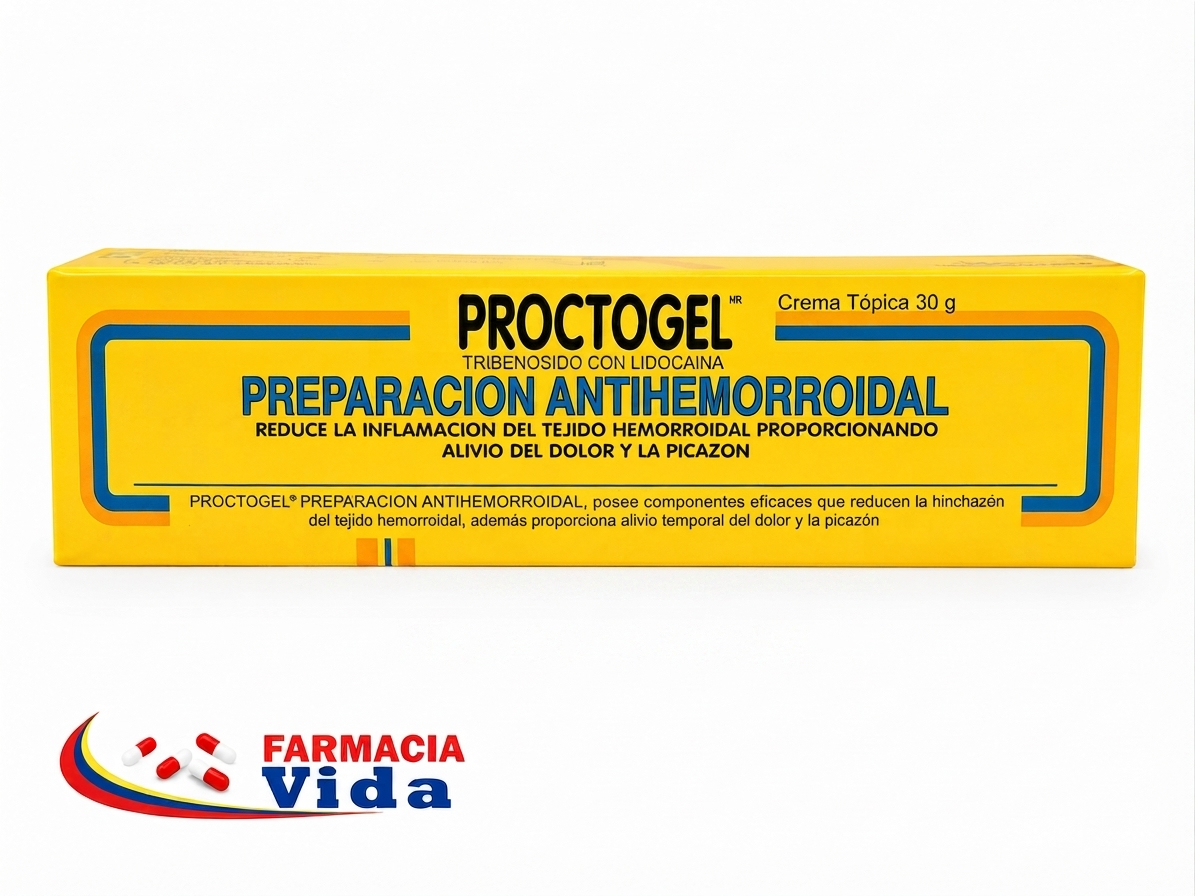 PROCTOGEL CR 30 GR LIDOCAÍNA, TRIBENÓSIDO