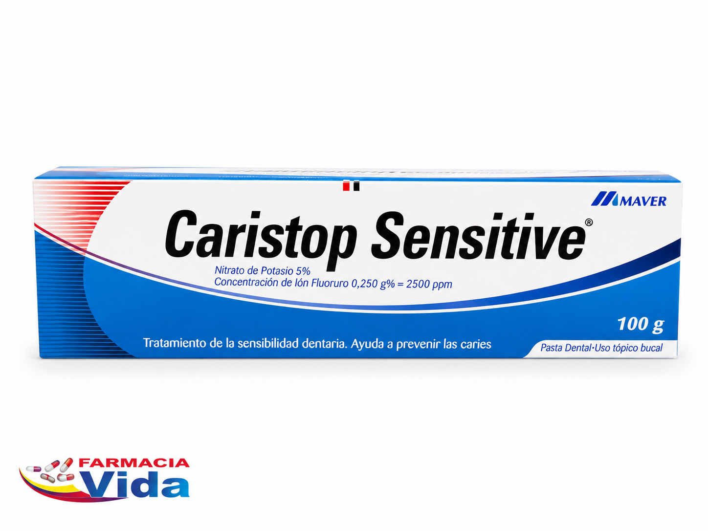CARISTOP SENSITI. CR DENTAL100 GR