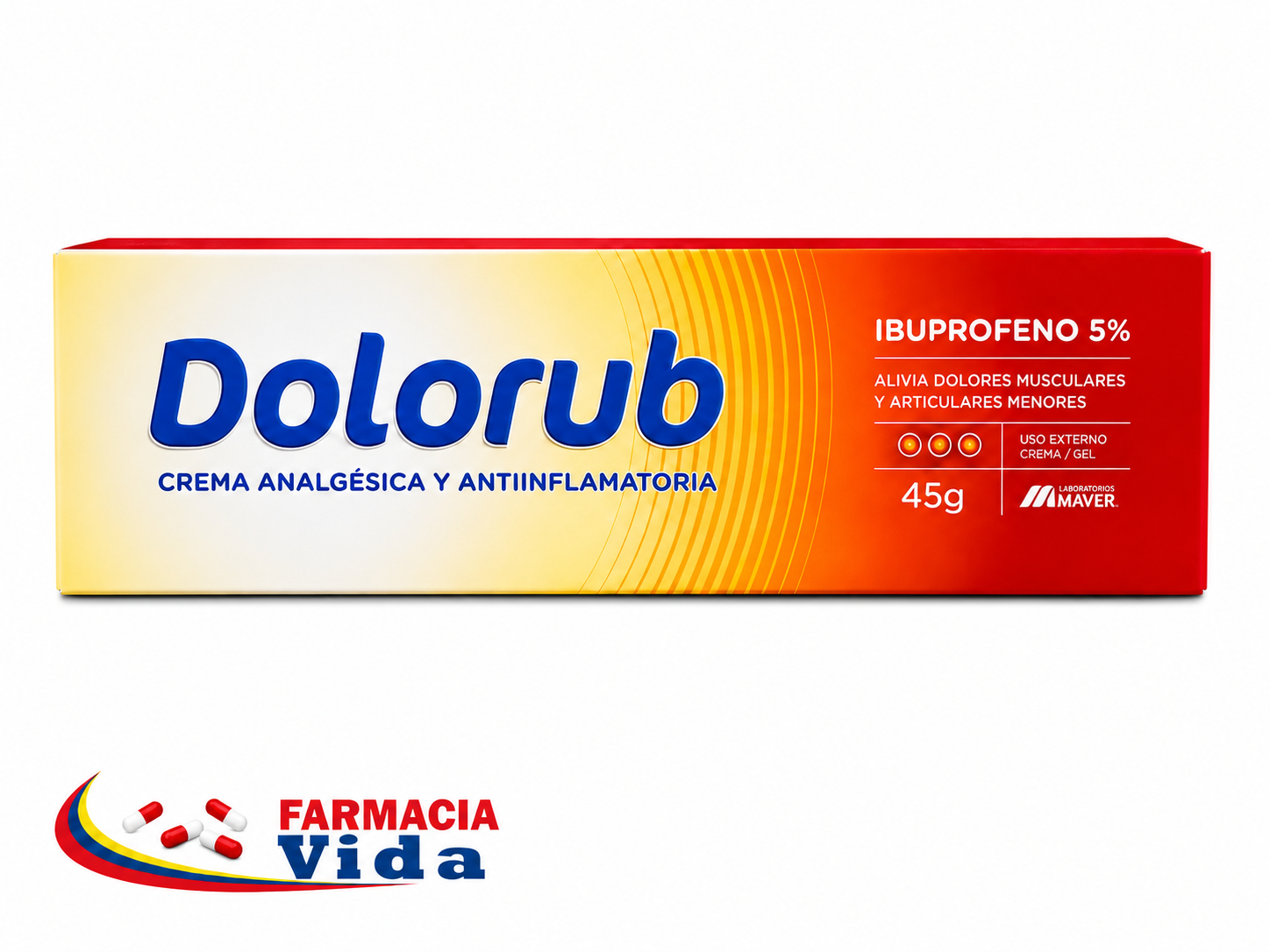 DOLORUB CREMA 5% X 45 GR (IBUPROFENO)