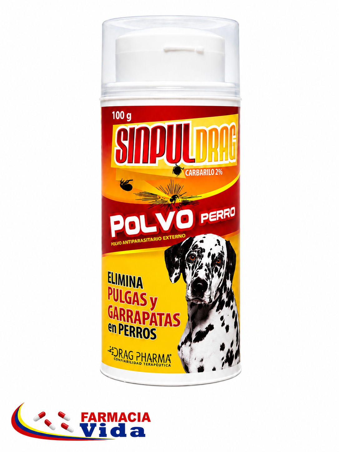 V SINPUL DRY TALQUERA PERRO