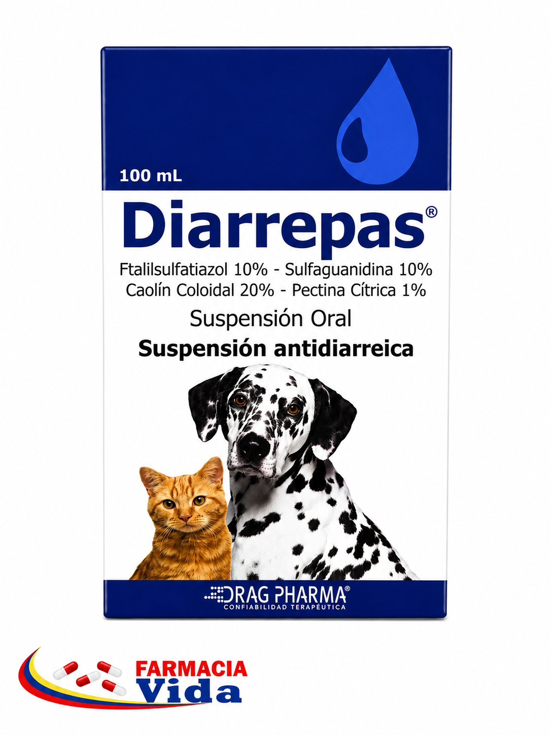 V-DIARREPAS SUS ORAL 100 ML PERRO/GATO
