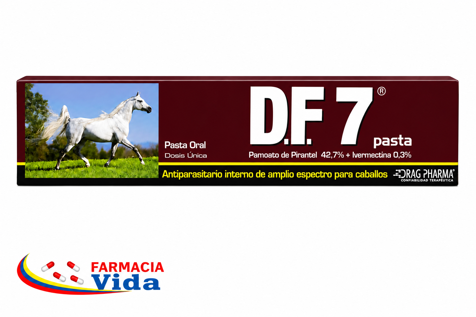 D.F.7 PASTA ORAL ANTIPARASITARIO PARA CABA