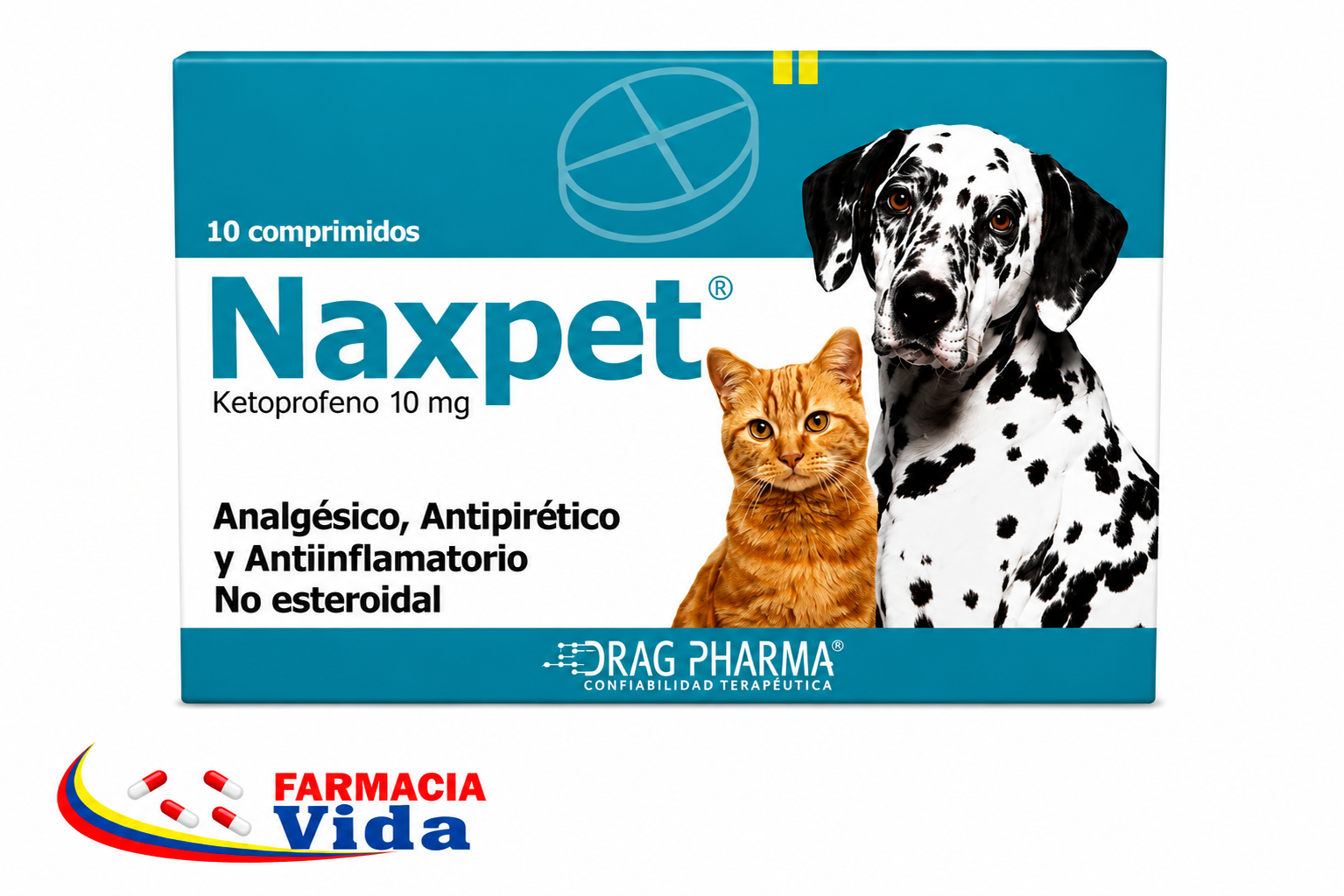 NAXPET 10 MG X 10  COMP