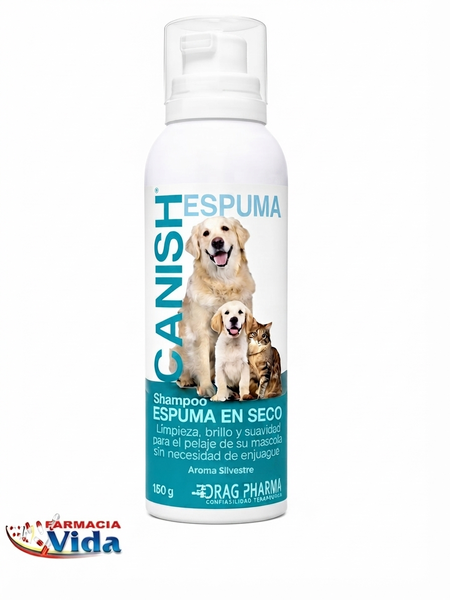 CANISH SHAMP ESPUMA 160ML