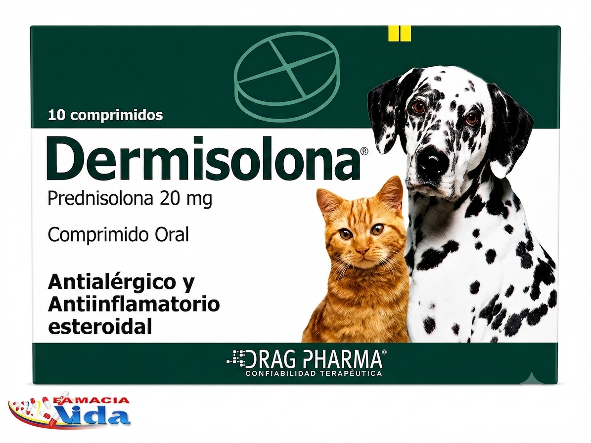 V-DERMISOLONA 20 MG X 10 COMP 