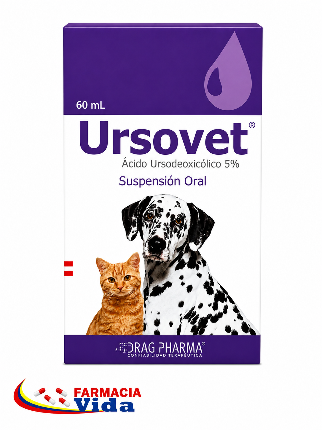 URSOVET SUS ORAL 60 ML ACIDO URSODEOXICOLICO