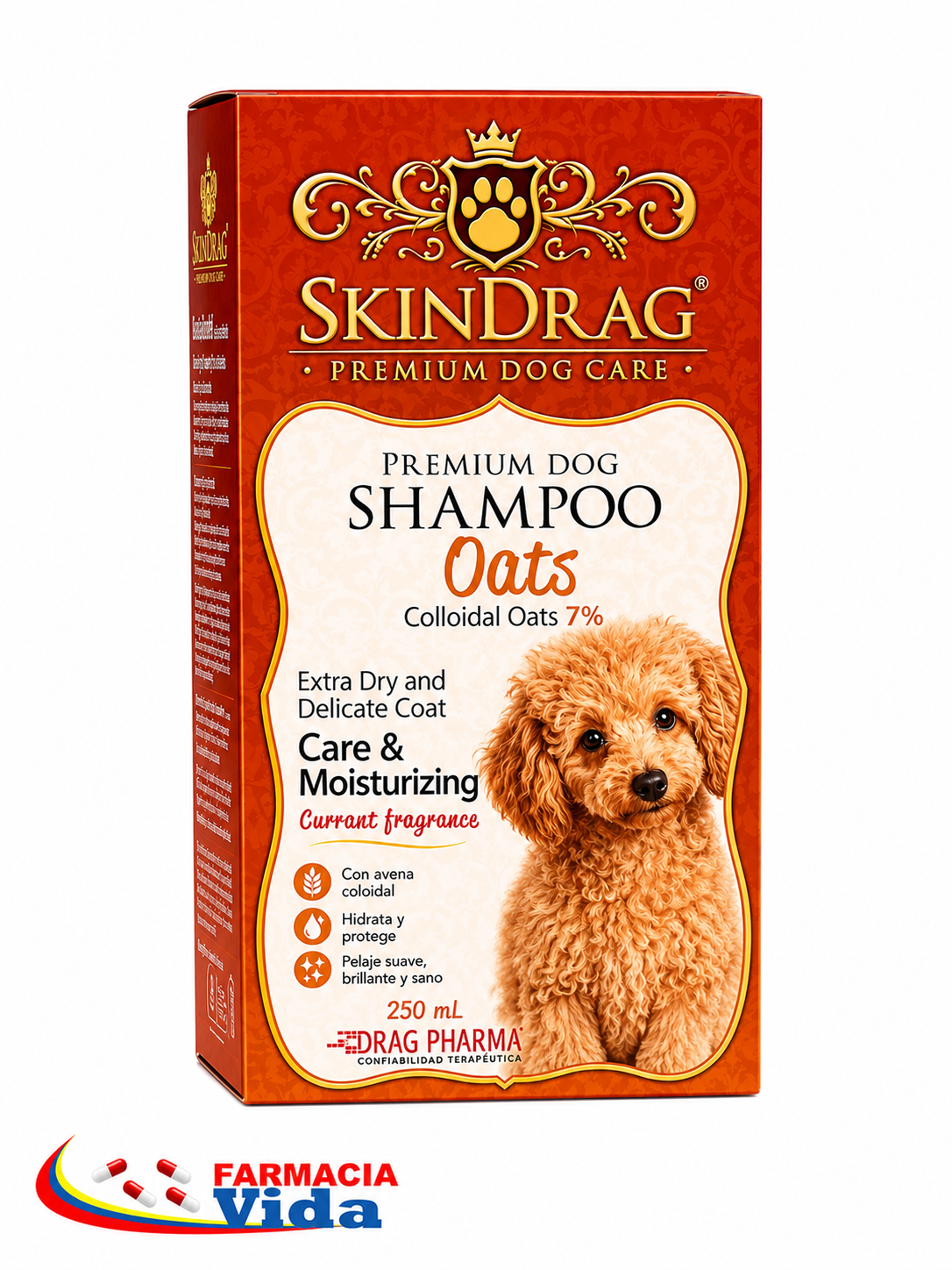 V SKINDRAG  SHAMPOO  AVENA 250 ML