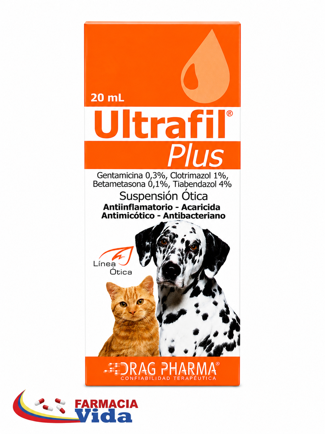 V-ULTRAFIL PLUS SUS OTICA 20 ML 