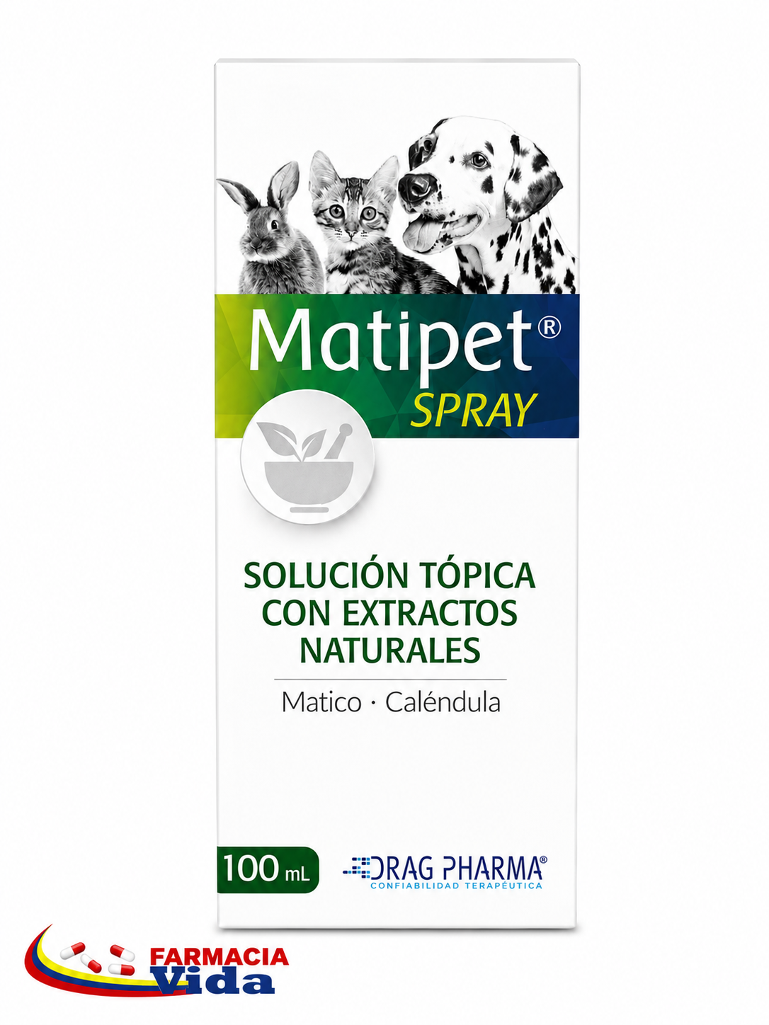 MATIPET SPRAY SOL TOP 100ML.MATICO/CALENDULA