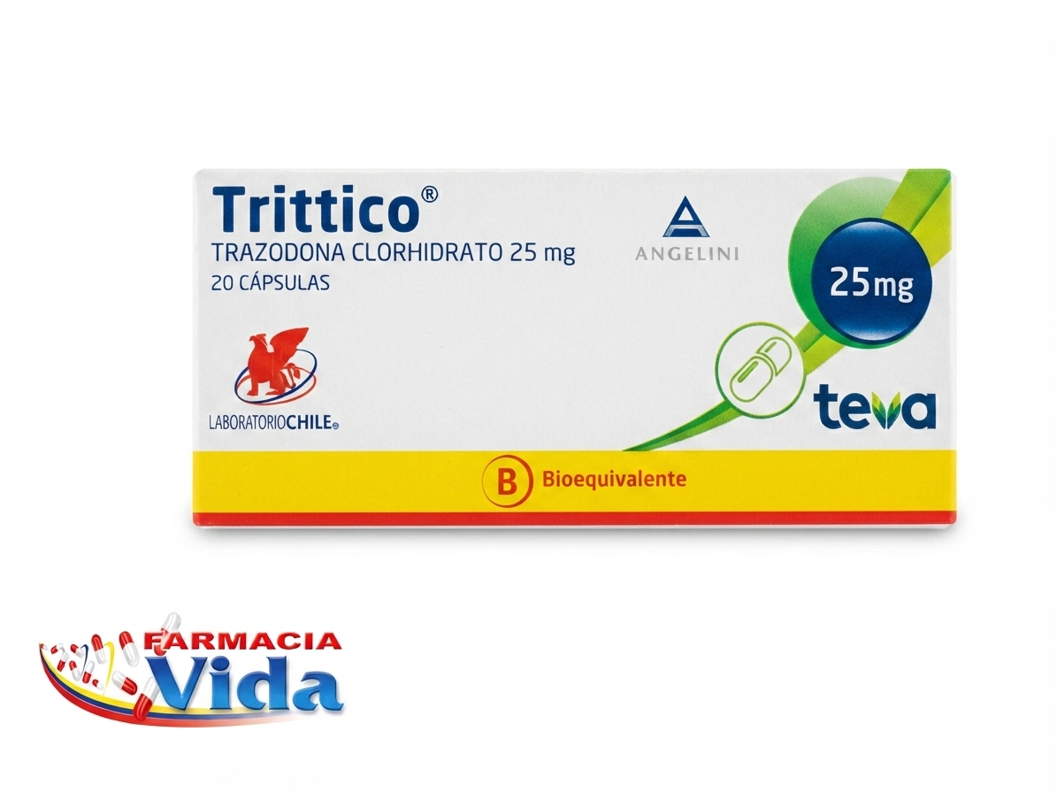 TRITTICO 25 MG X 20 CAP