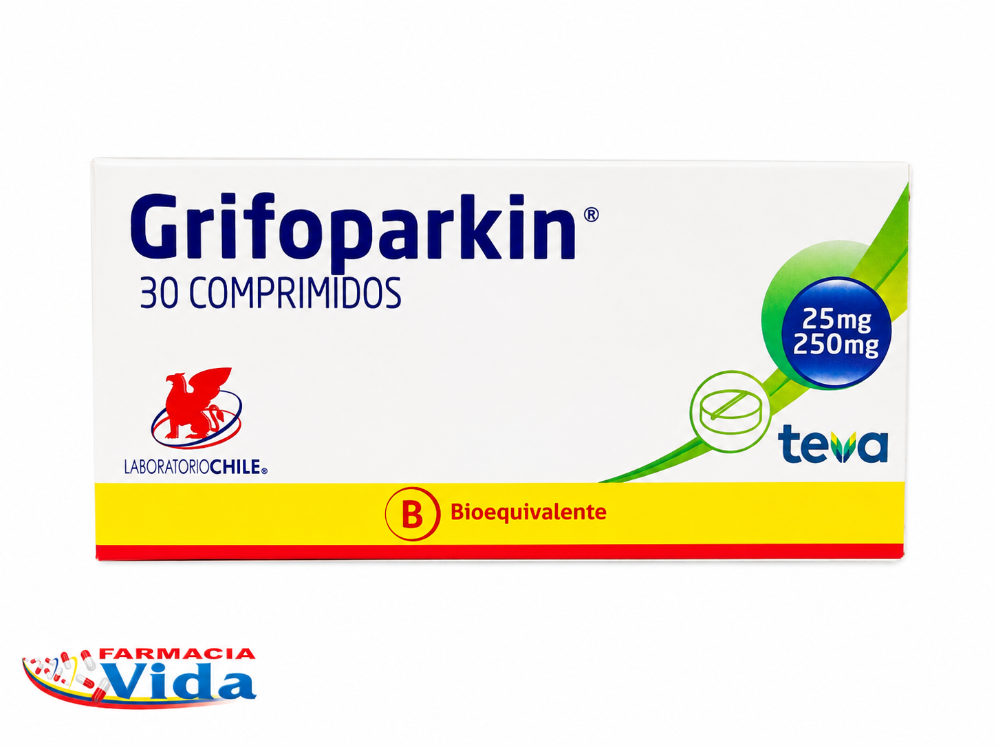 GRIFOPARKIN 30 COMP.CARDILOPA Y LEVODOPA