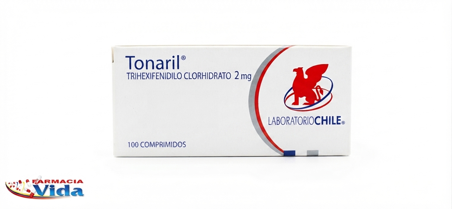 TONARIL TRIHEXIFENIDILO CLORHIDRATO 2MG X 100 COMP