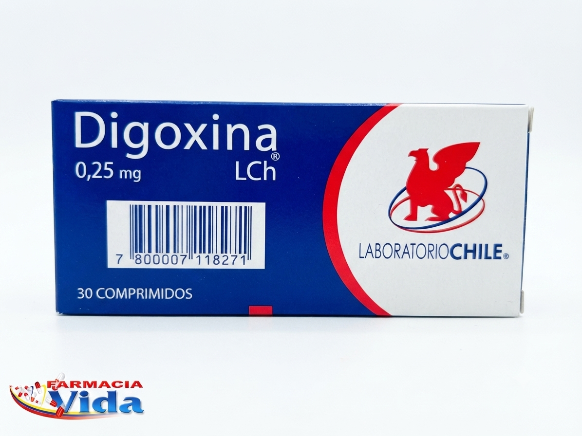 DIGOXINA 0.25 MG X 30 COMP 
