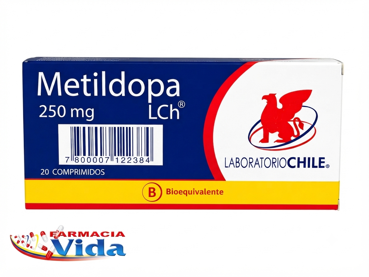 METILDOPA 250 MG X 20 COMP