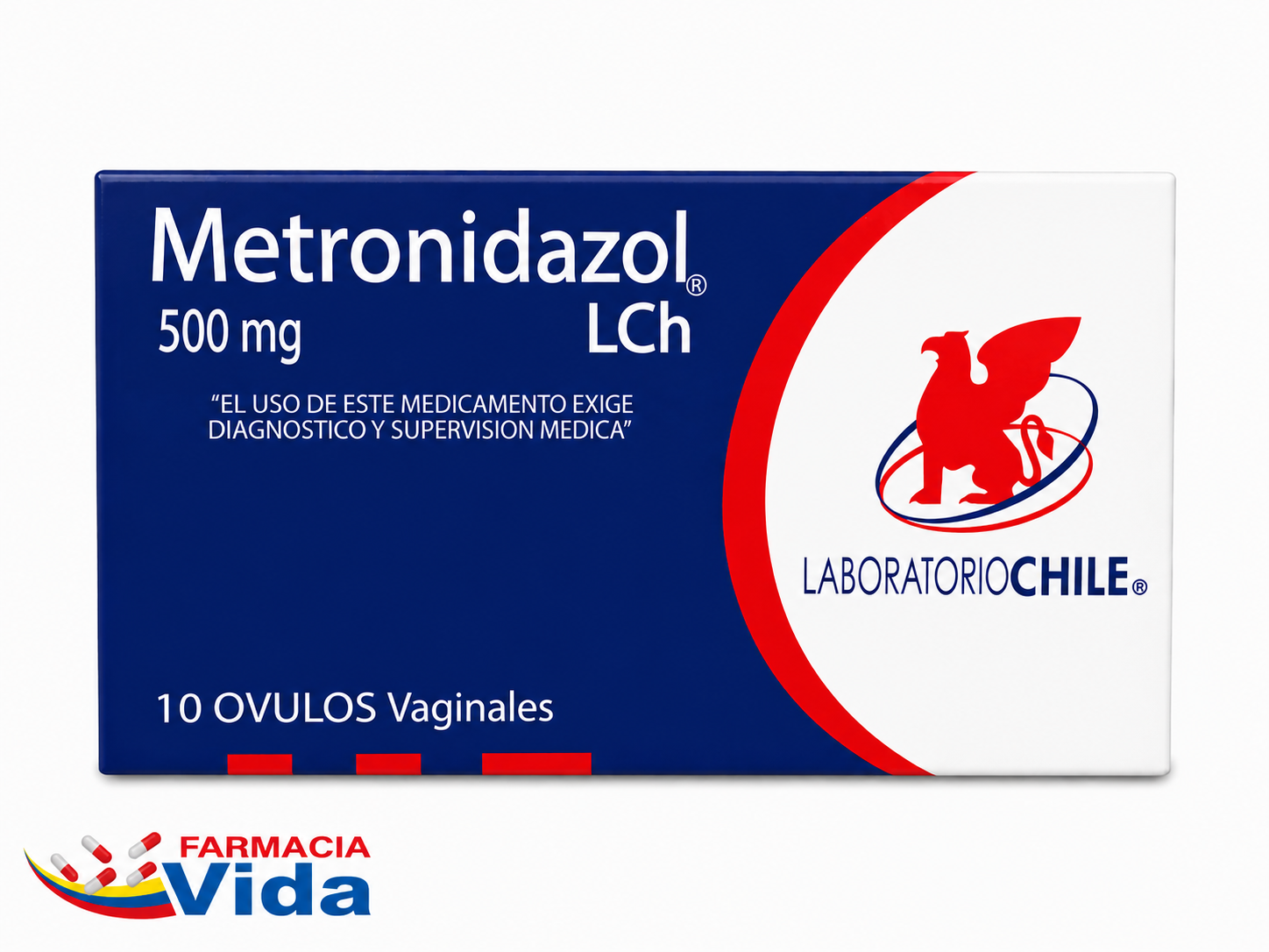 METRONIDAZOL 500 MG X 10 OVULOS 
