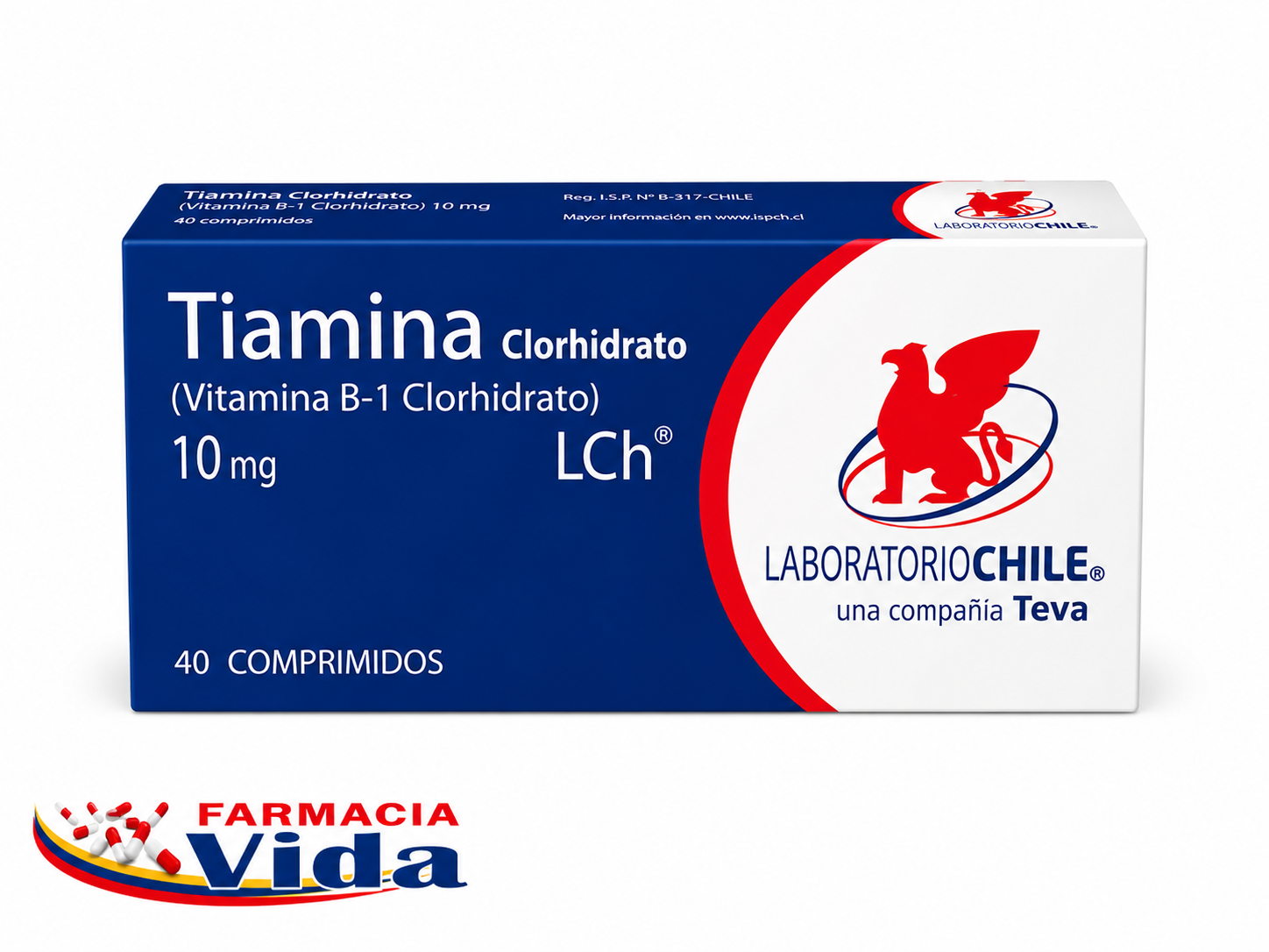 TIAMINA 10 MG X 40 COMP
