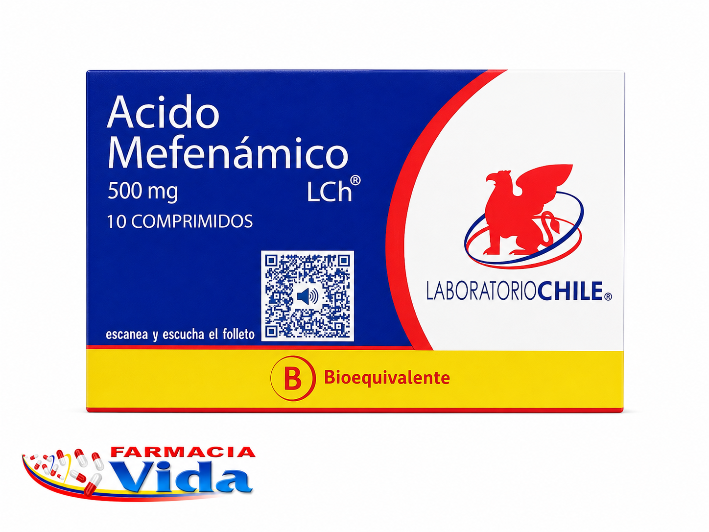 ACIDO MEFENAMICO 500 MG X 10 COMP