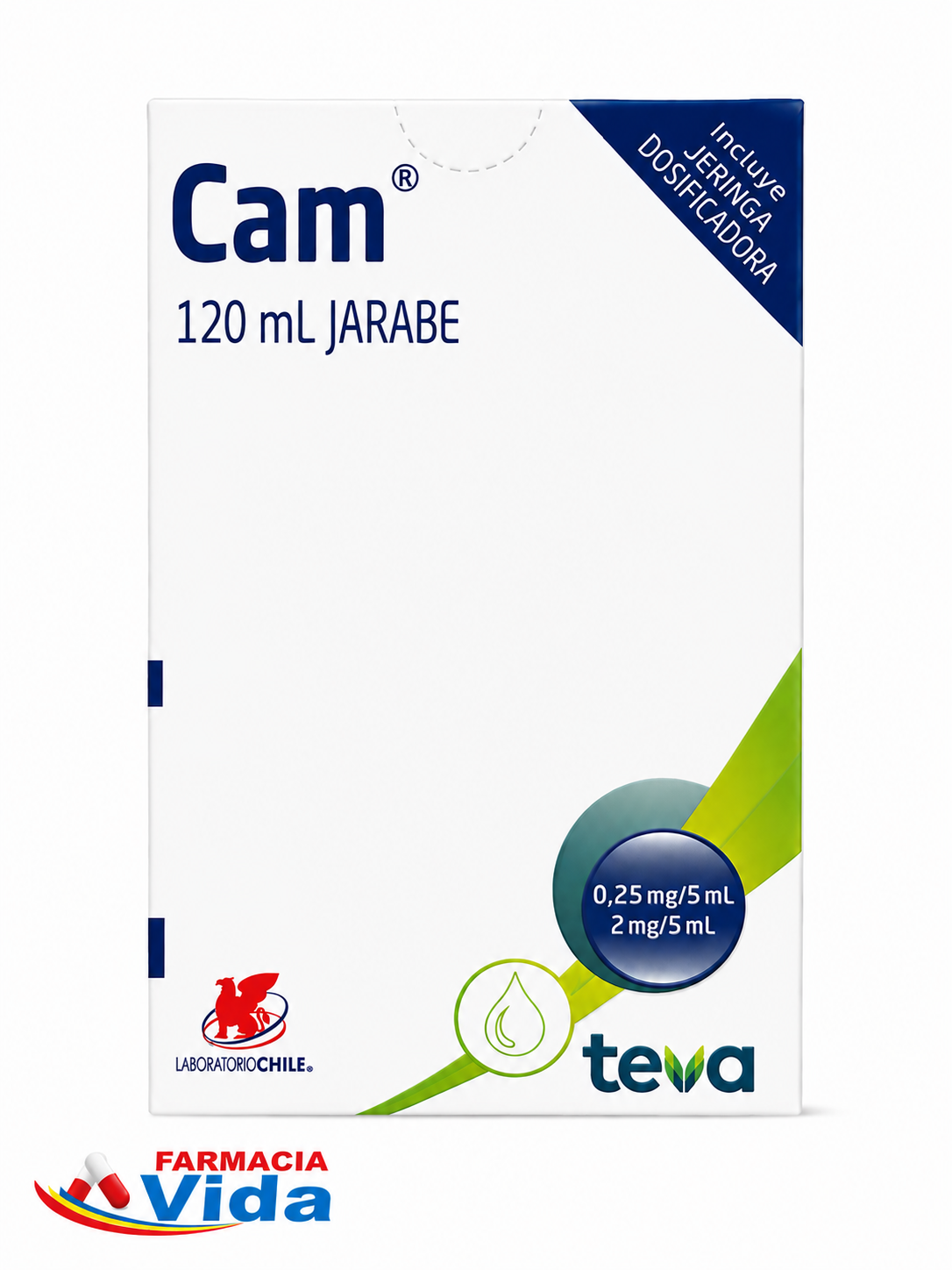 CAM JBE 120 ML.   BETAMETASONA + CLORFENIRAMINA.