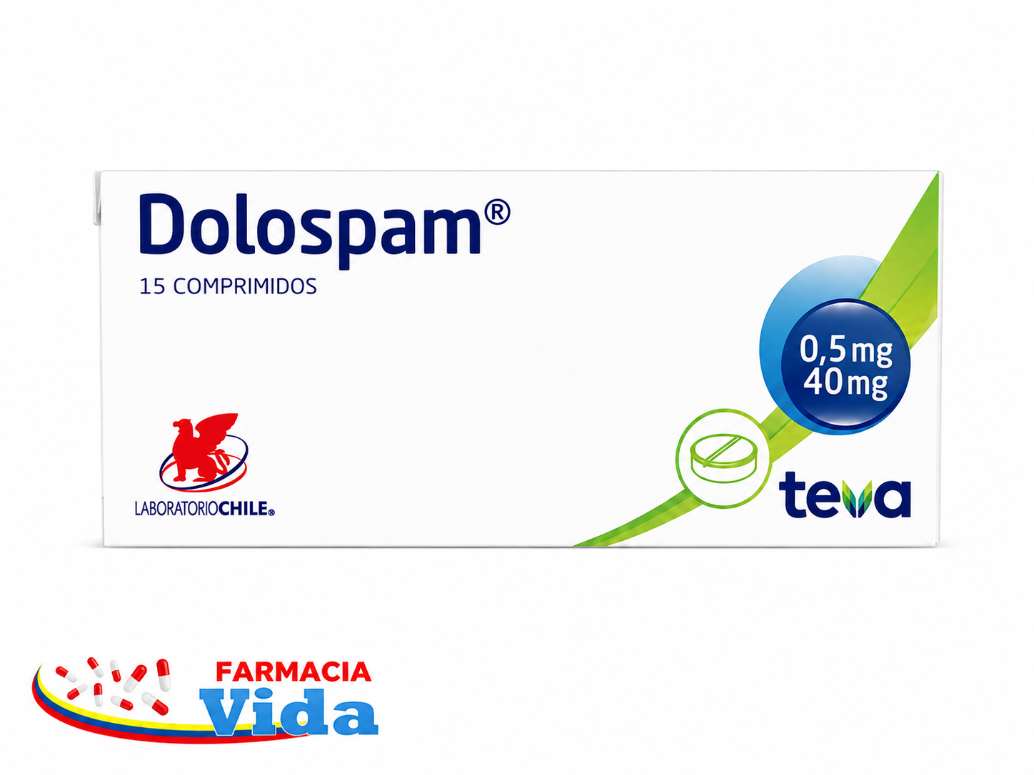 DOLOSPAM X 15 COMP  ATROPINA, PAPAVERINA 