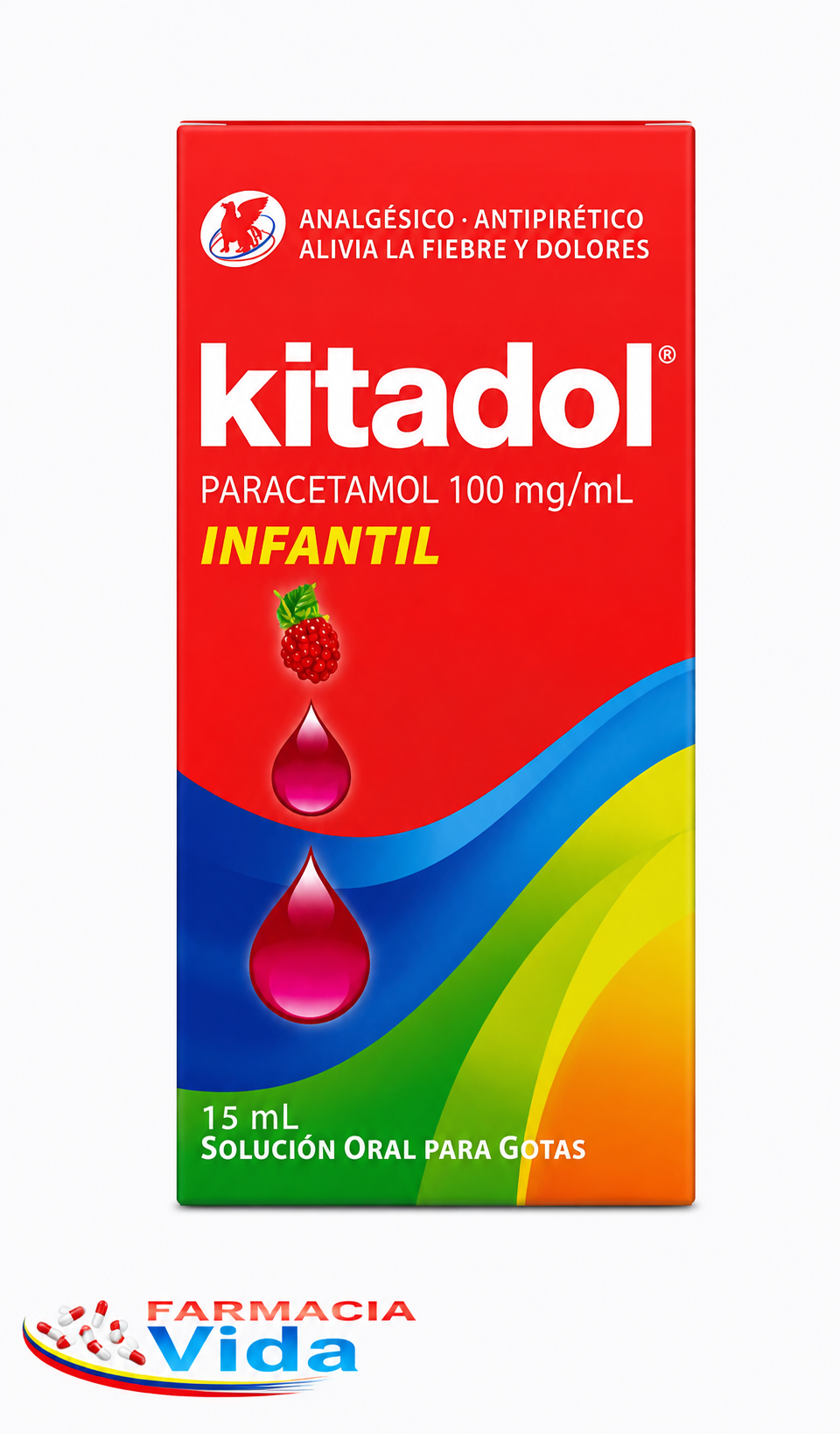 KITADOL GTS 100MG/ML X 15 MLPARACETAMOL.