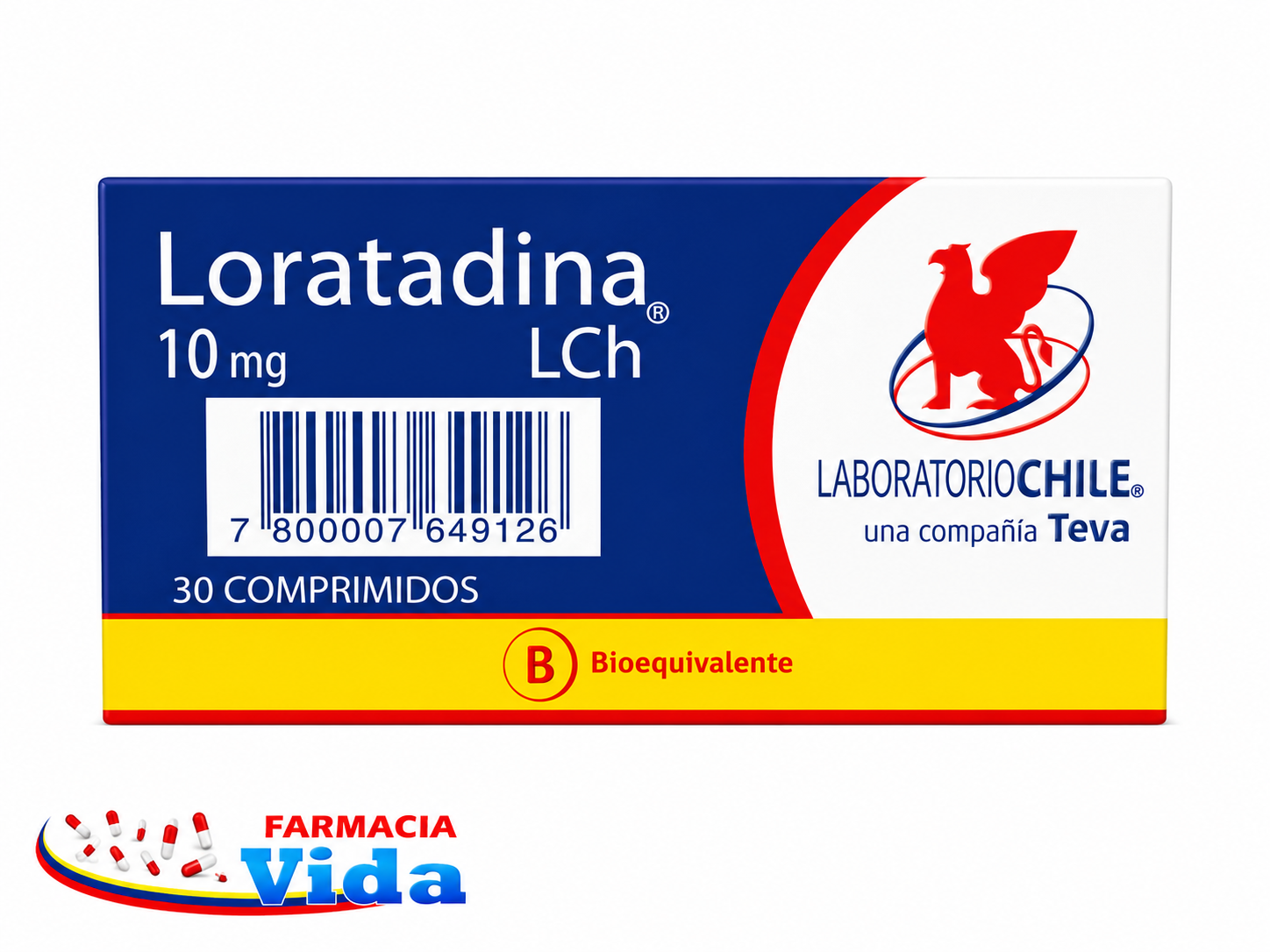 LORATADINA 10 MG X 30 COMP
