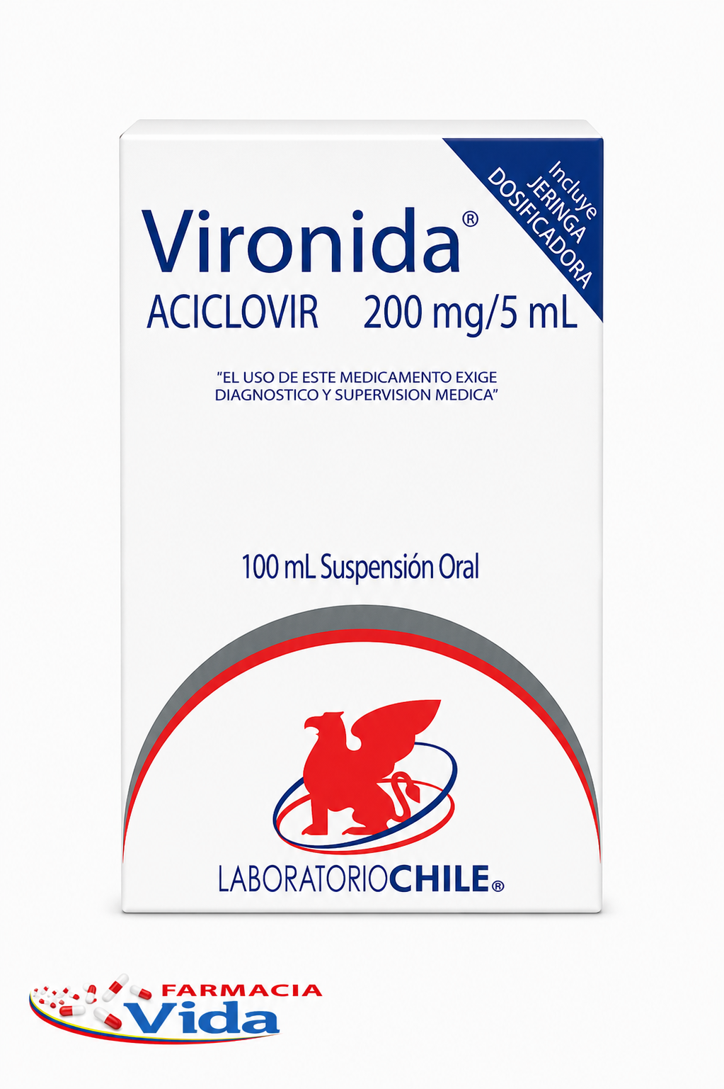 VIRONIDA SUS 200 MG/5 ML X 100 ML   ACICLOVIR  