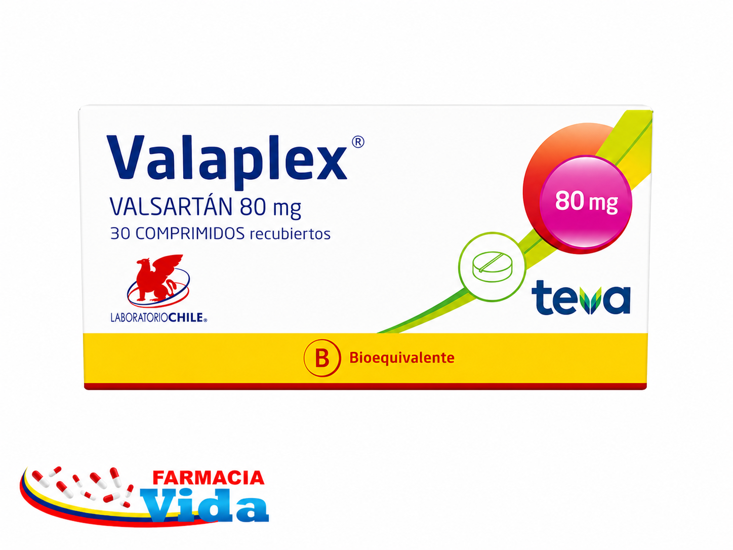VALAPLEX    80 MG X 30 COMP  