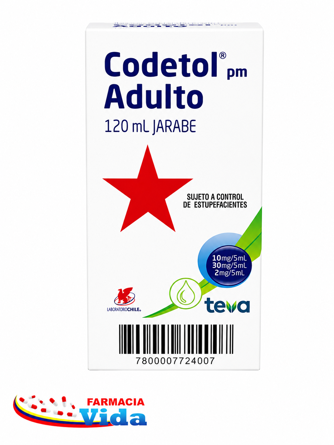 CODETOL PM FTE JBE 120 ML 