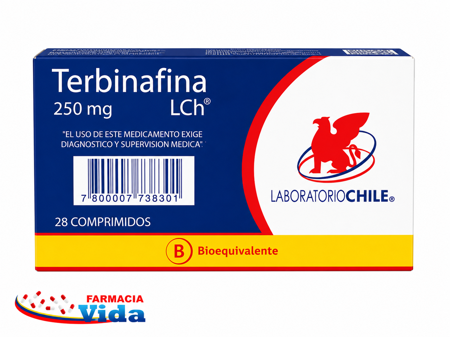 TERBINAFINA 250 MG X 28 COMP