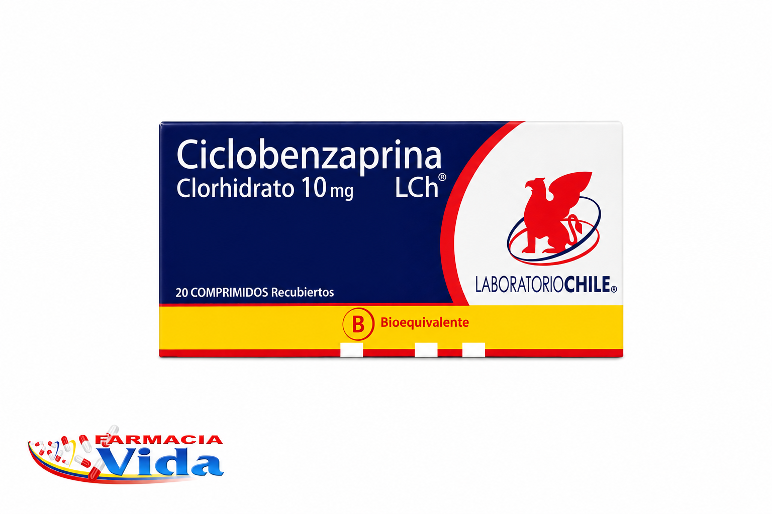 CICLOBENZAPRINA 10 MG X 20 COMP