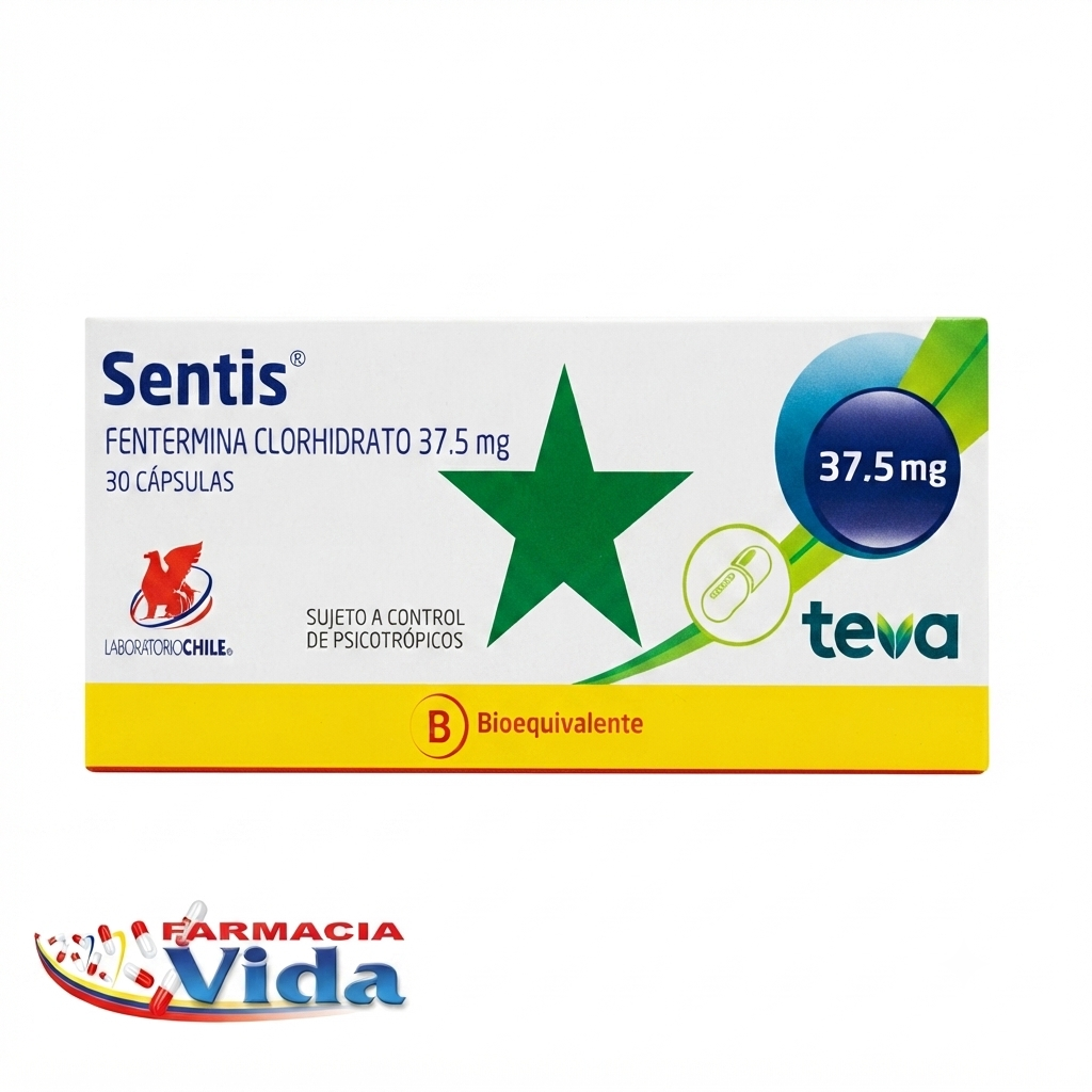 SENTIS 37.5  MG X 30 CAPS