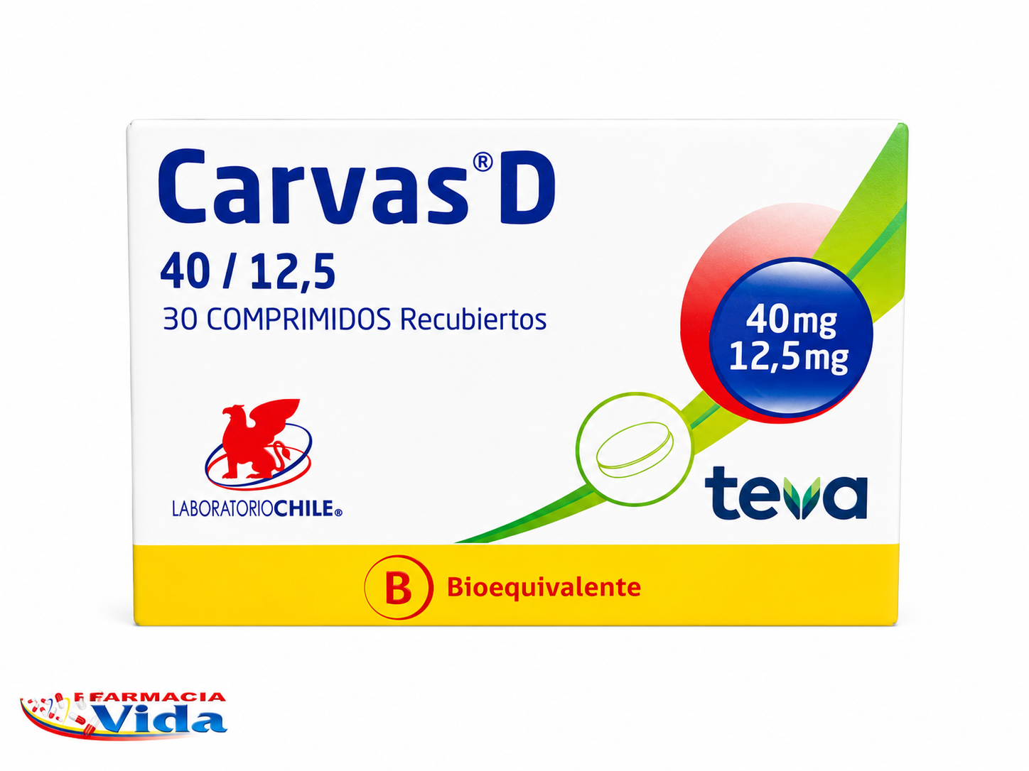 CARVAS D 40/12,5MG X3 0 