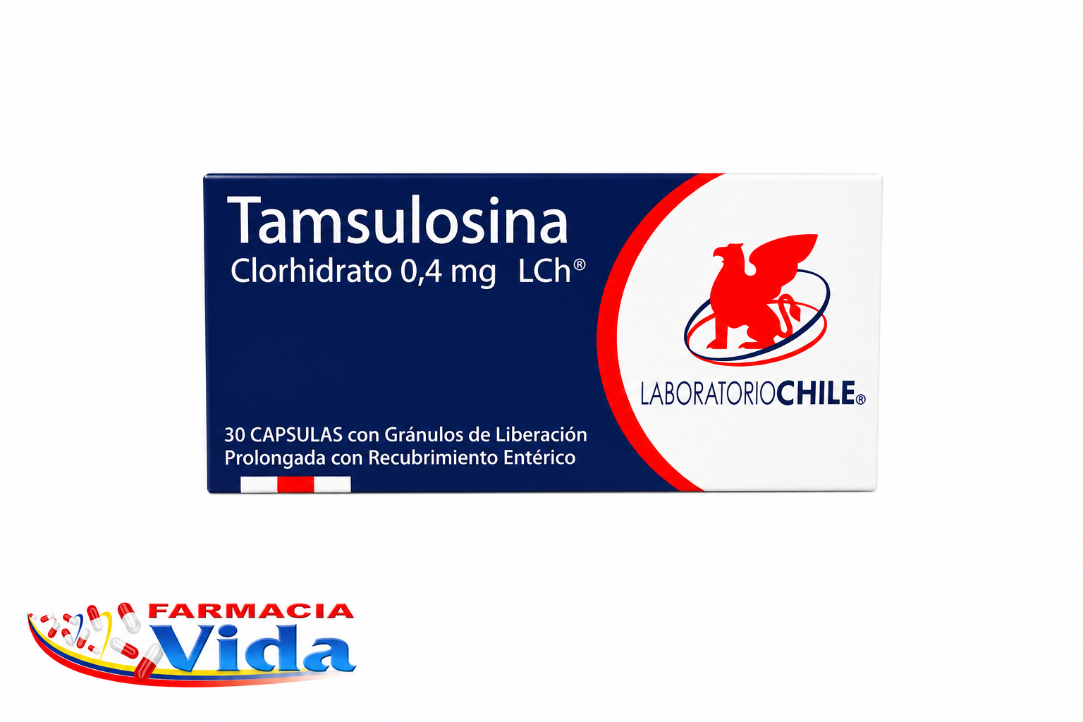 TAMSULOSINA 0.4 MG 