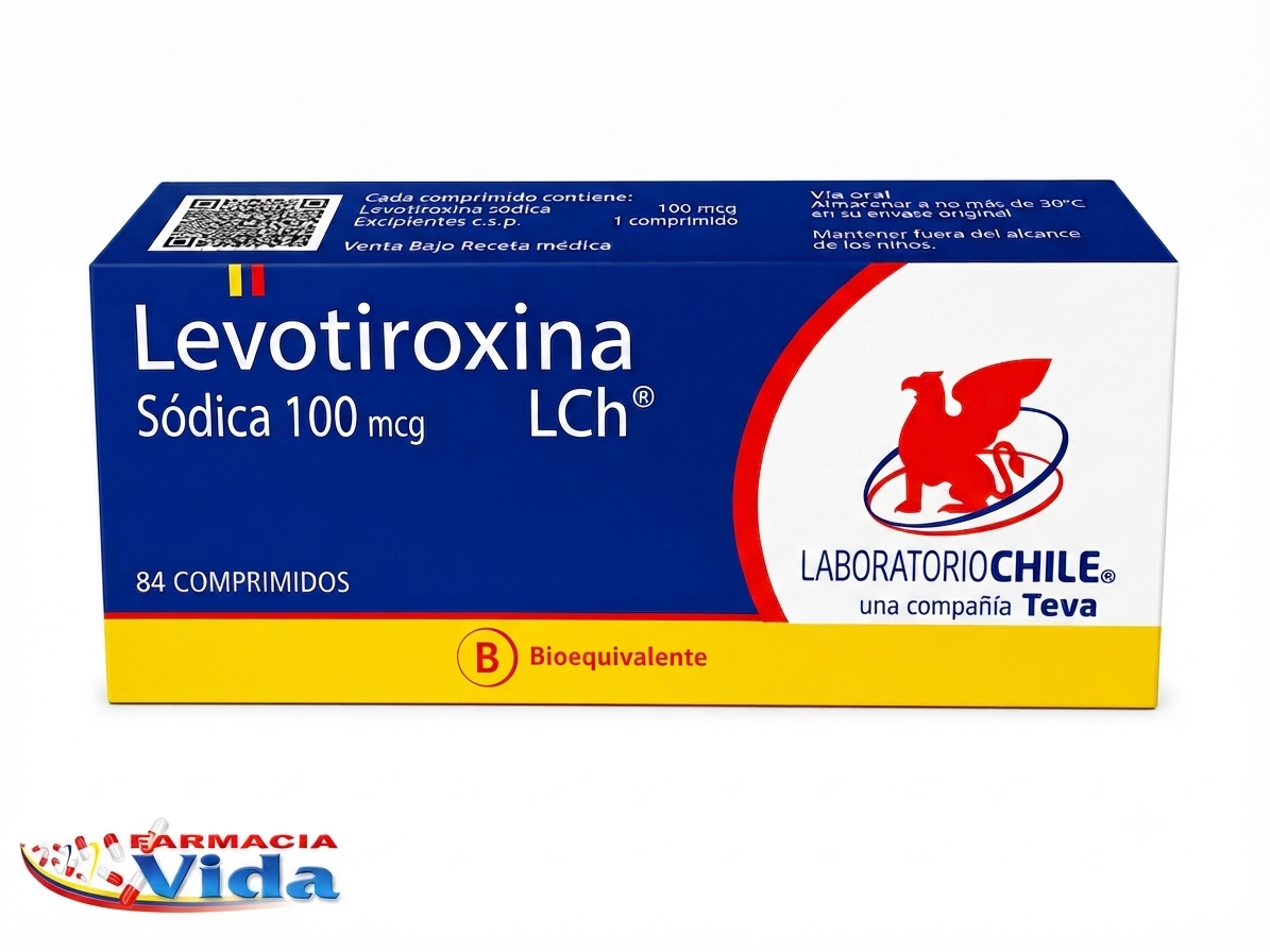 LEVOTIROXINA 100 MG X 84 COMP