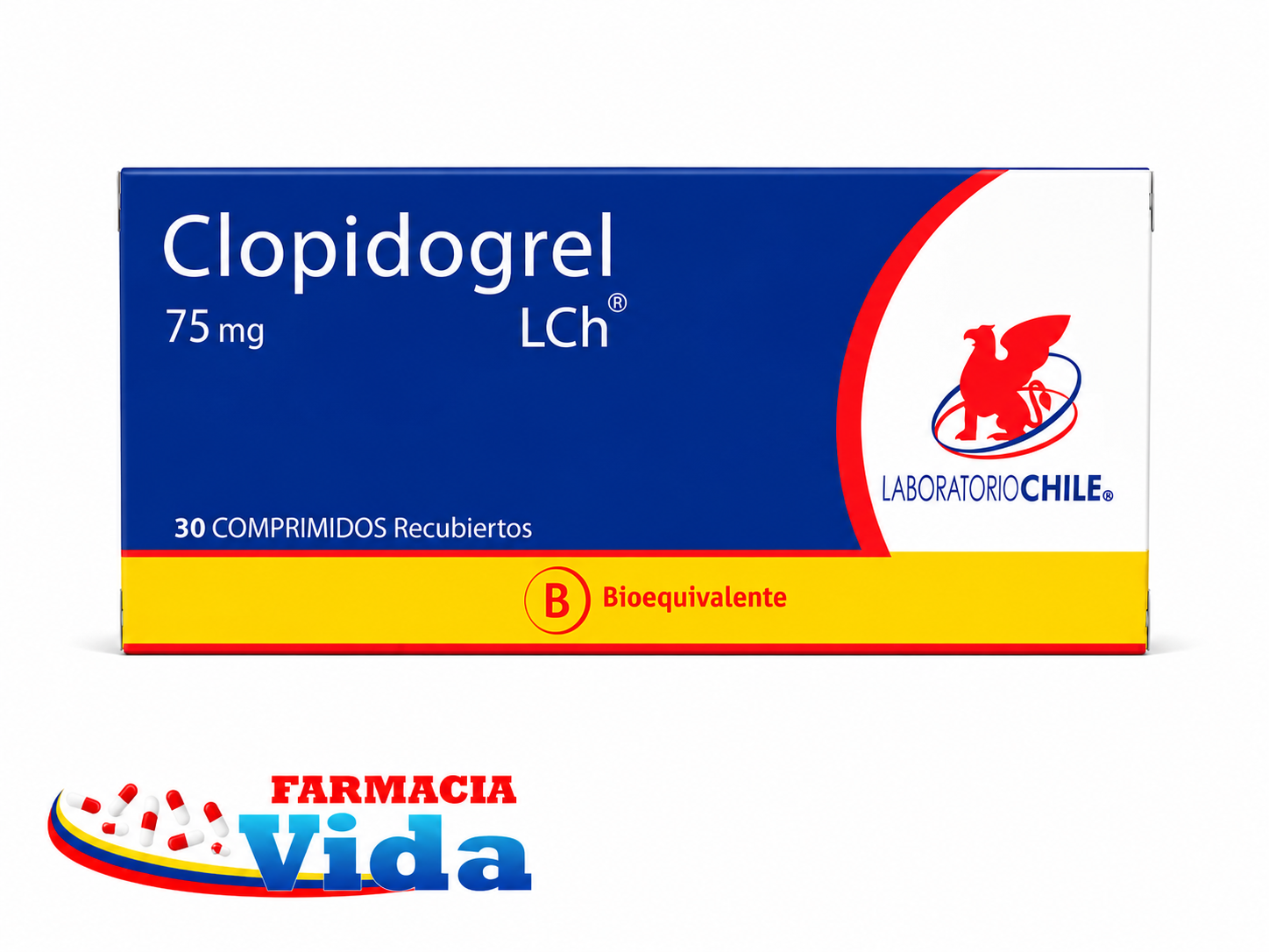 CLOPIDOGREL 75 MG X 30 COMP REC  L.CH