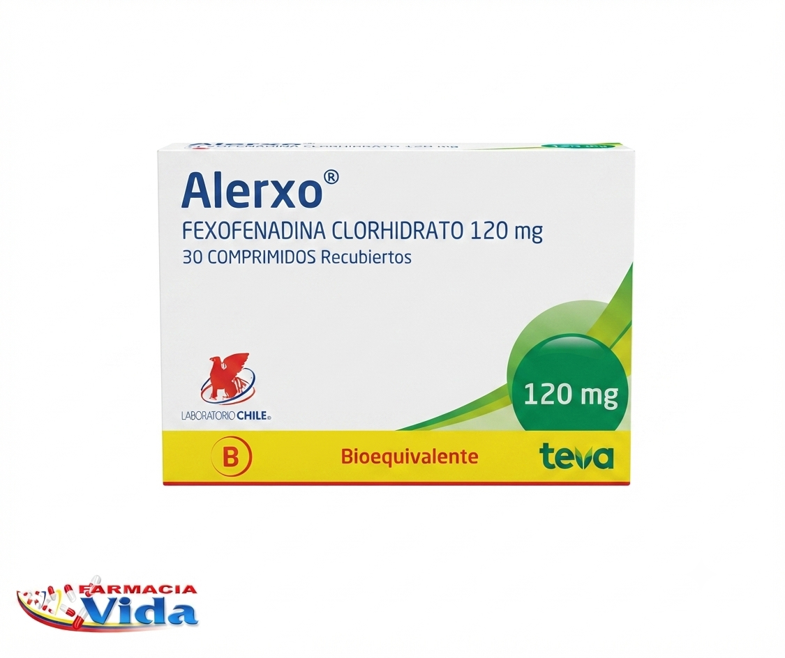 ALERXO 120 MG 30 COMPRIMIDOS.FEXOFENADINA