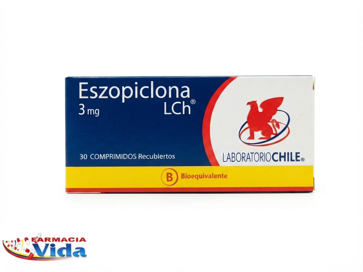 ESZOPICLONA 3 MG X 30 COMP