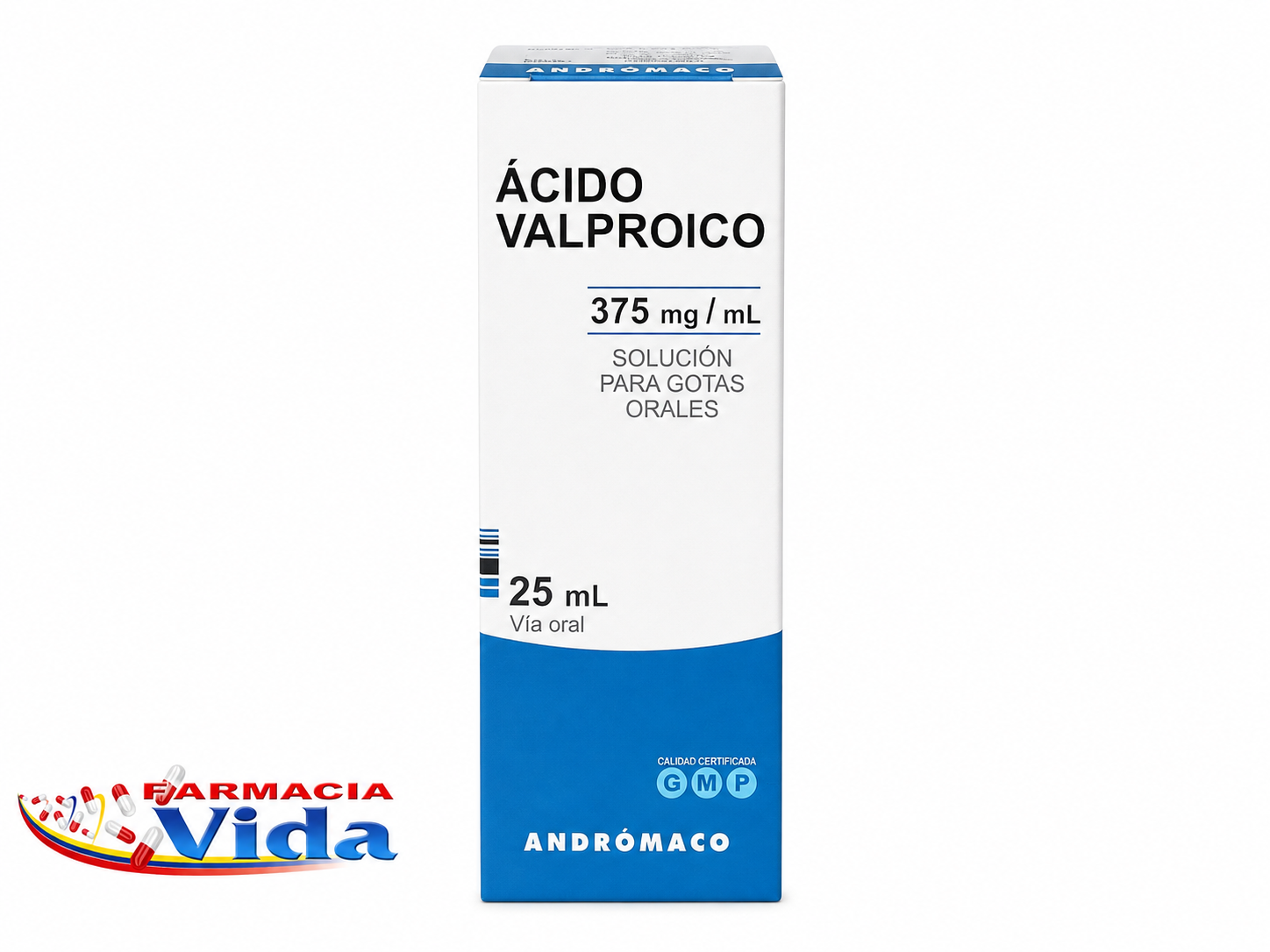 ACIDO VALPROICO  GTAS 375 MG /25ML