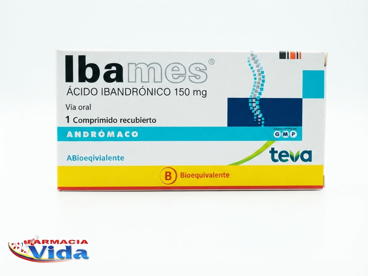 IBAMES  150MG COMP. REC. X 1.IBANDRÓNICO ÁCIDO.