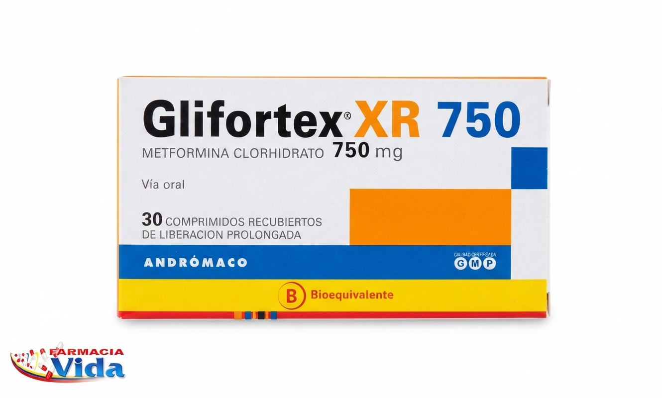 GLIFORTEX XR   750 MG X 30 COMP