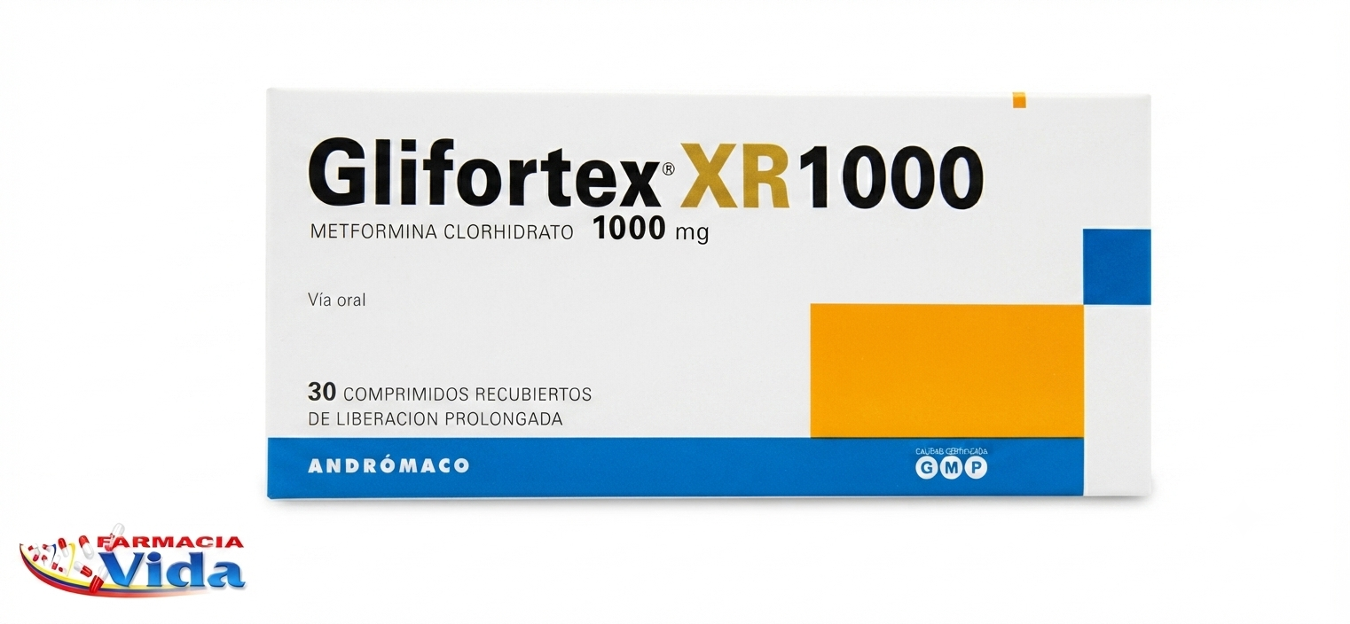 GLIFORTEX XR 1000 MG X 30 COMP