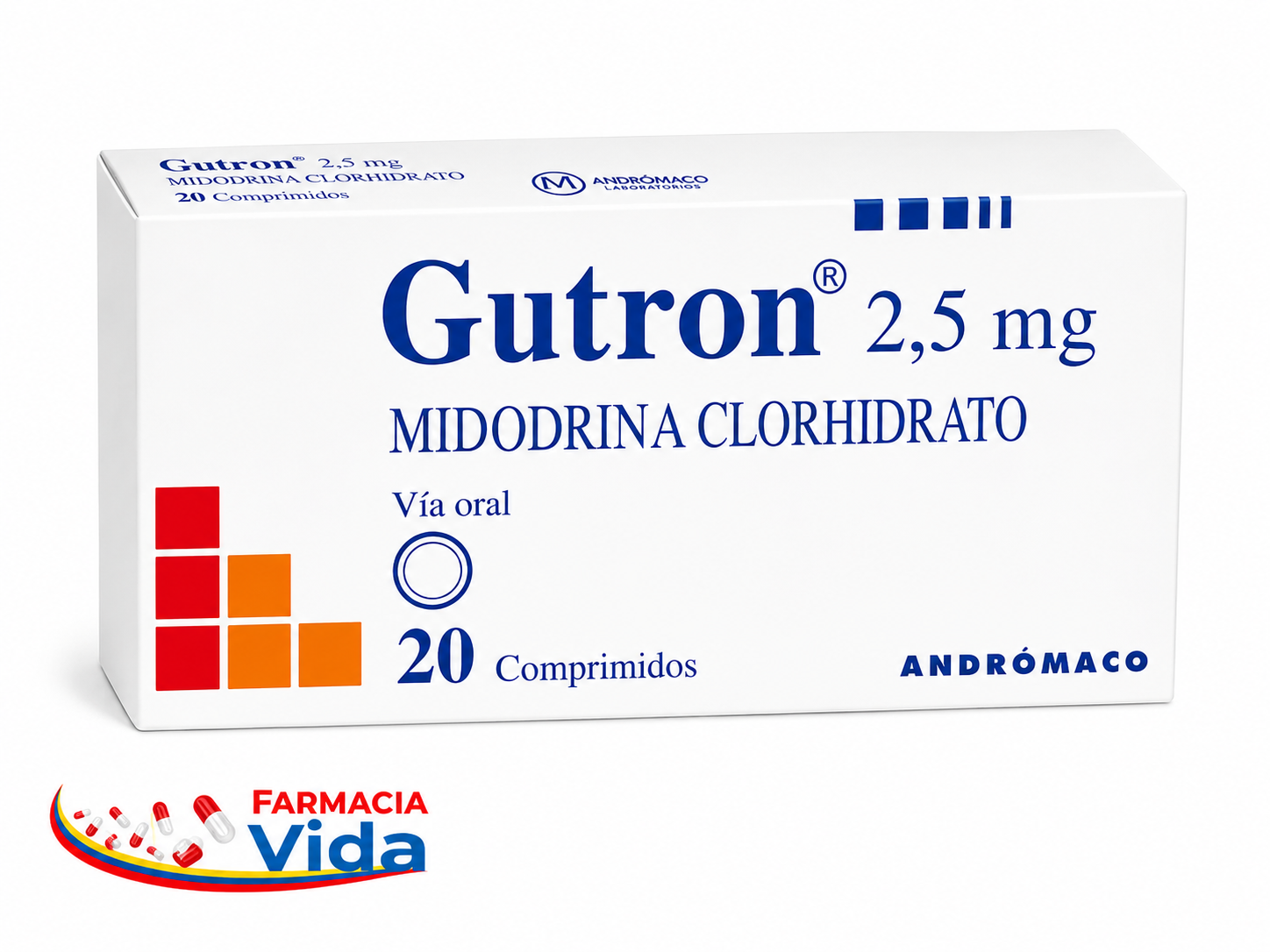 GUTRON (MIDODRINA) 2.5 MG X 20 COMP