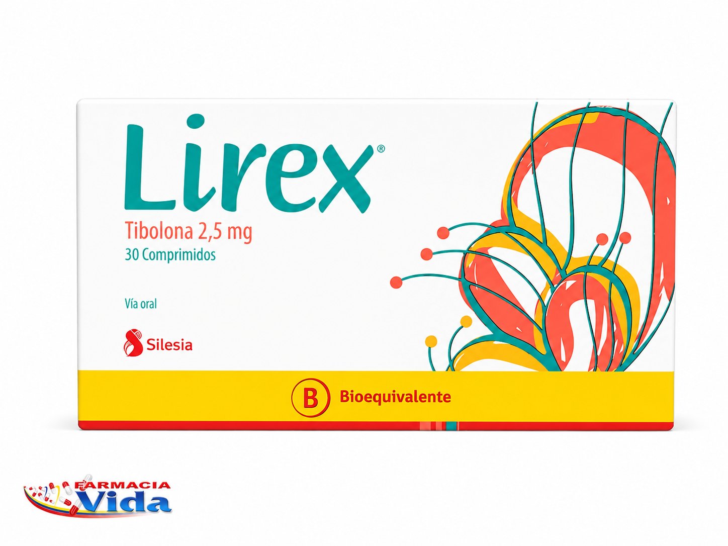 LIREX 2,5 MG X 30 COMP.ESTRÓGENO-PROGESTAGENOTERAP