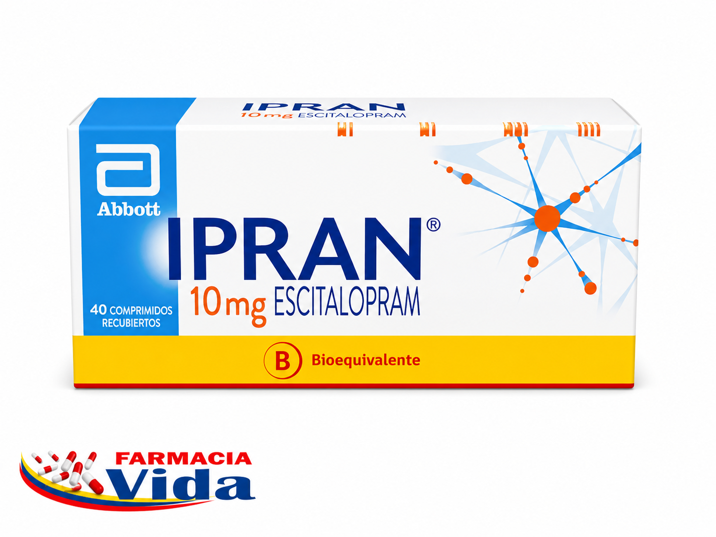 IPRAN 10MG ESCITALOPRAM X 40 COM REC